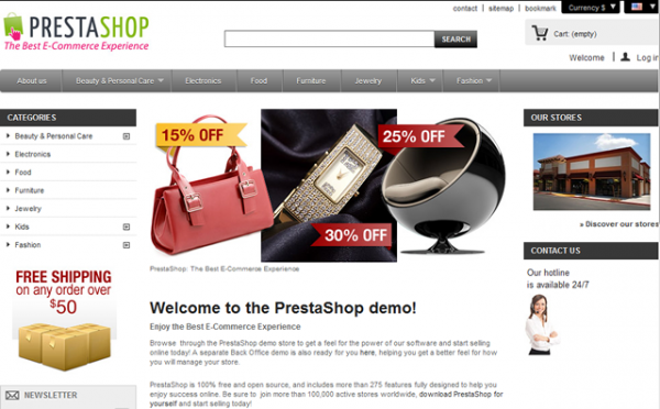 PrestaShop - imagem: Ahead Works